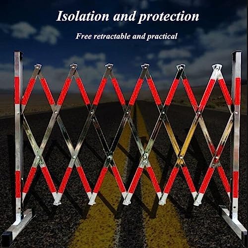 Expandable Metal Safety Gate Retractable Traffic Barrier Foldable Stainless Steel Scissor Gate for Quick Access and Secure Blockage - Ideal for Home and Commercial Use