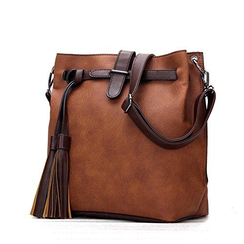 Sac à bandoulière été simple et chic en marron pour look quotidien féminin