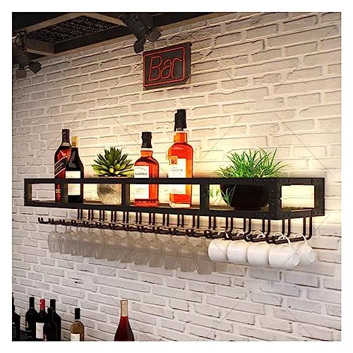 Casier à vin mural LED parfait pour sublimer vos soirées entre amis dans la salle à manger
