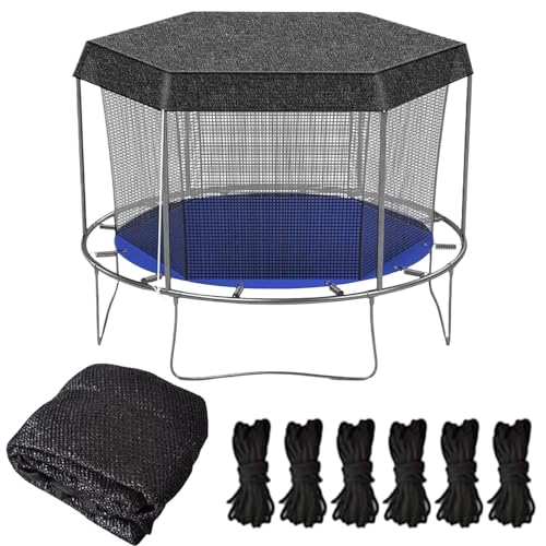 Abri protecteur rond et pare-trampoline de pelouse : équipement de loisirs extérieurs