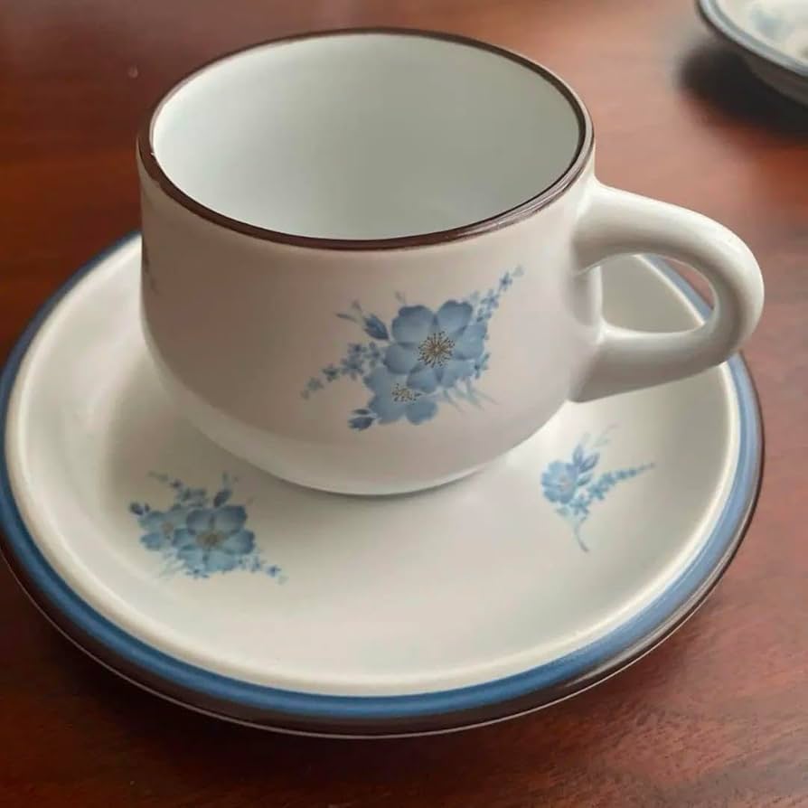 ノリタケ　ストーンウェア　６枚セット ノリタケ ストーンウェア カップ＆ソーサー 6客セット - メルカリ