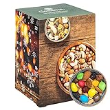 Corasol Premium Schoko-Nuss-Mix Adventskalender XL mit 24 schokoladigen Knabbereien aus Nüssen & Schokolade (730 g)