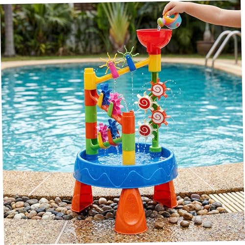 Table à eau pour bébé et ensemble de sable de 32 pièces : le cadeau d'été idéal