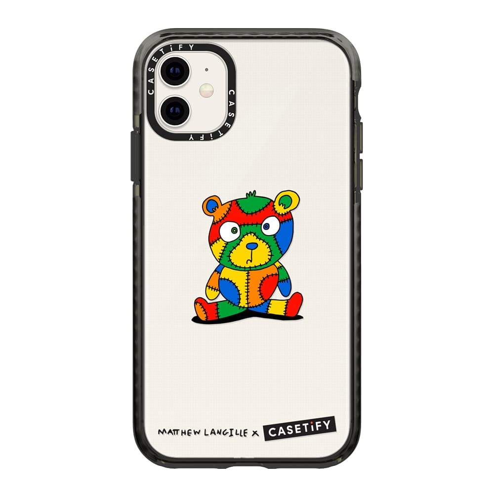 CASETiFY インパクトケース iPhone 11 - Stitches The Bear By Matthew Langille - クリア ブラック