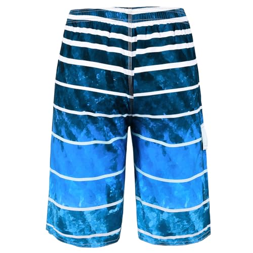 Men's Swim Trunks 22" Quick Dry Beach Shorts Boardshorts with Drawstring Tie-dye4