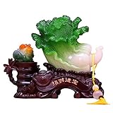 Photo Gallery jhnea statue feng shui cavolo, tradizioni sculture da collezione figurine resina opere decorazione domestica attrarre ricchezza e buona fortuna,39x16x31cm/15.6x6.4x12.4inch Photo Gallery jhnea statue feng shui cavolo, tradizioni sculture da collezione figurine resina opere decorazione domestica attrarre ricchezza e buona fortuna,39x16x31cm/15.6x6.4x12.4inch
