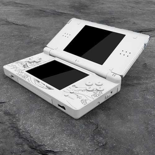 Image of eXtremeRate The Great Wave Replacement Full Housing Shell for Nintendo DS Lite, Custom Handheld Console Case Cover with Buttons, Screen Lens for Nintendo DS Lite NDSL - Console NOT Included