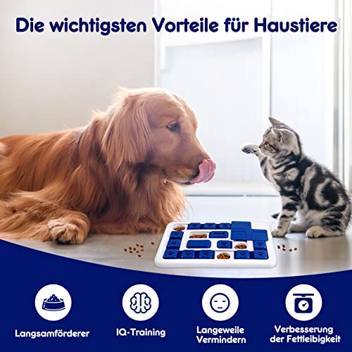 Skrtuan Hundespielzeug Intelligenz,Katzenspielzeug Intelligenz,Interaktives Hundespielzeug für Hunde,Erbrechen verhindern Intelligenzspielzeug für Hunde