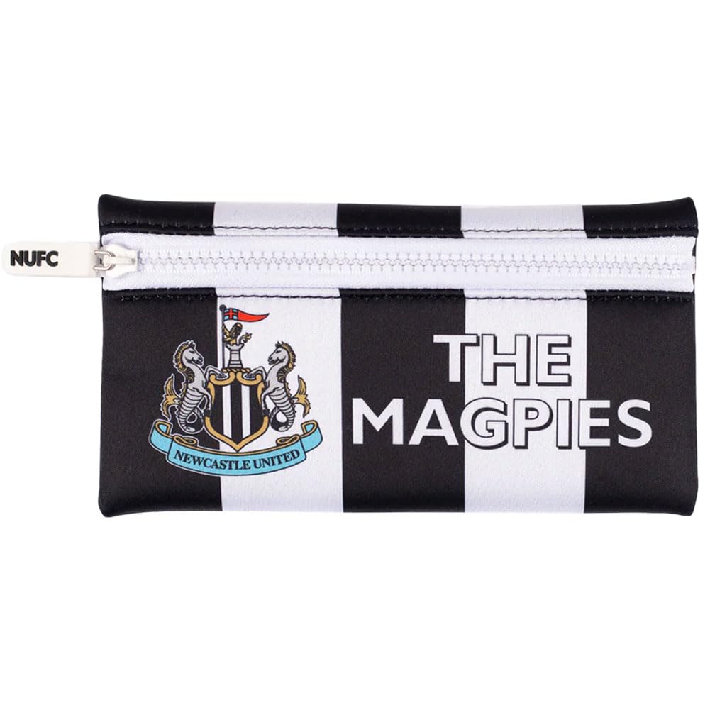 Newcastle United Pencil Case Stationery School Supplies Black White Back to School Equipment