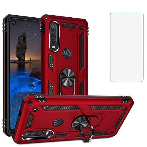 Coque Motorola Moto One Action évitez les vitres brisées avec cette coque antichoc rouge