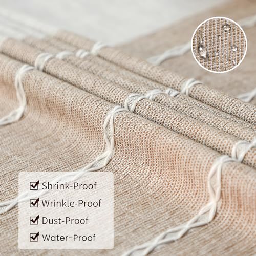 Deep Dream TA-2 Tablecloths, Waterproof Table Cloth, Linens Wrinkle Free Anti-Fading, Rustic Table Cover Decoration For Kitchen Dinning Christmas thumb #3