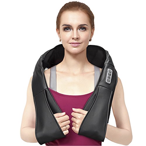Preisvergleich Produktbild Grandma Shark Nacken- und Schultermassagegerät, Rückenmassagegerät, Muskelentspannung, Linderung von Muskelermüdung und -schmerzen, Massage für Nacken, Schulter
