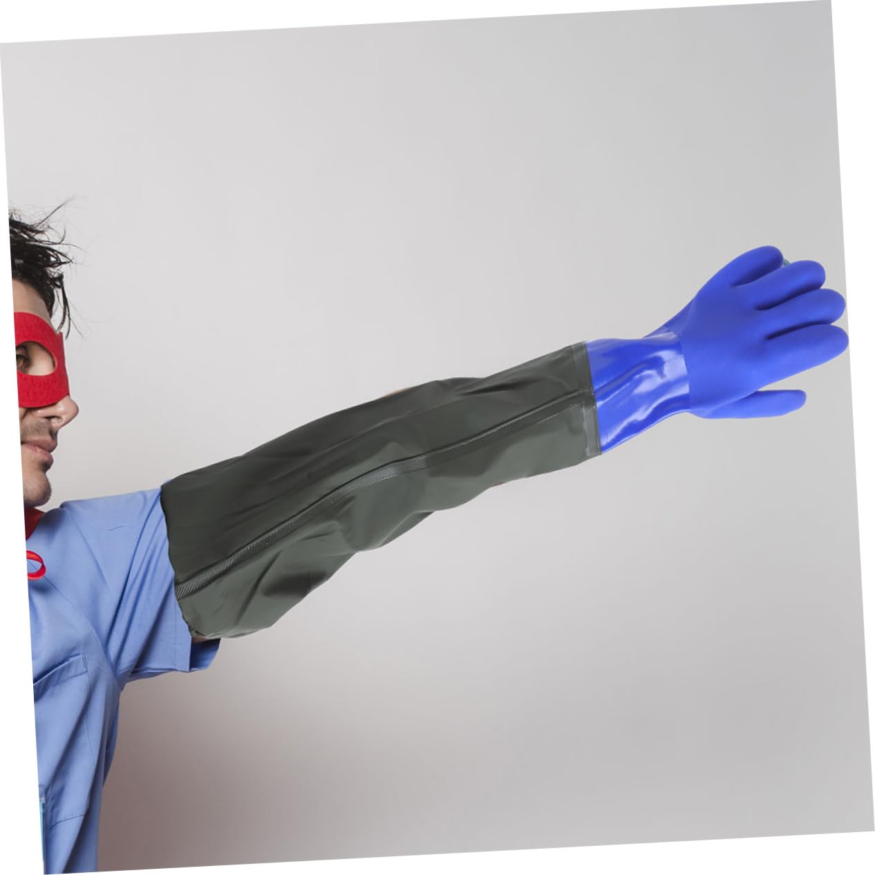 2pares Guantes Largos Impermeables de Goma para Cocina Limpieza de Cocina y Cuidado de Peceras Resistentes y Reutilizables