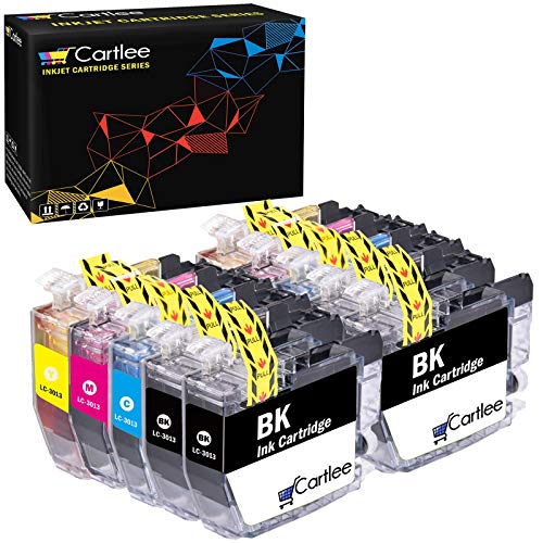 Get Cheap Price Cartlee 10 Compatible Ink Cartridges Replacement for LC3013 Ink Cartridges BK/C/M/Y LC3011 Ink Cartridges BK/C/M/Y for Brother LC3011 Ink Cartridges for Brother Printer Ink LC3011 (4BK, 2X C/M/Y)