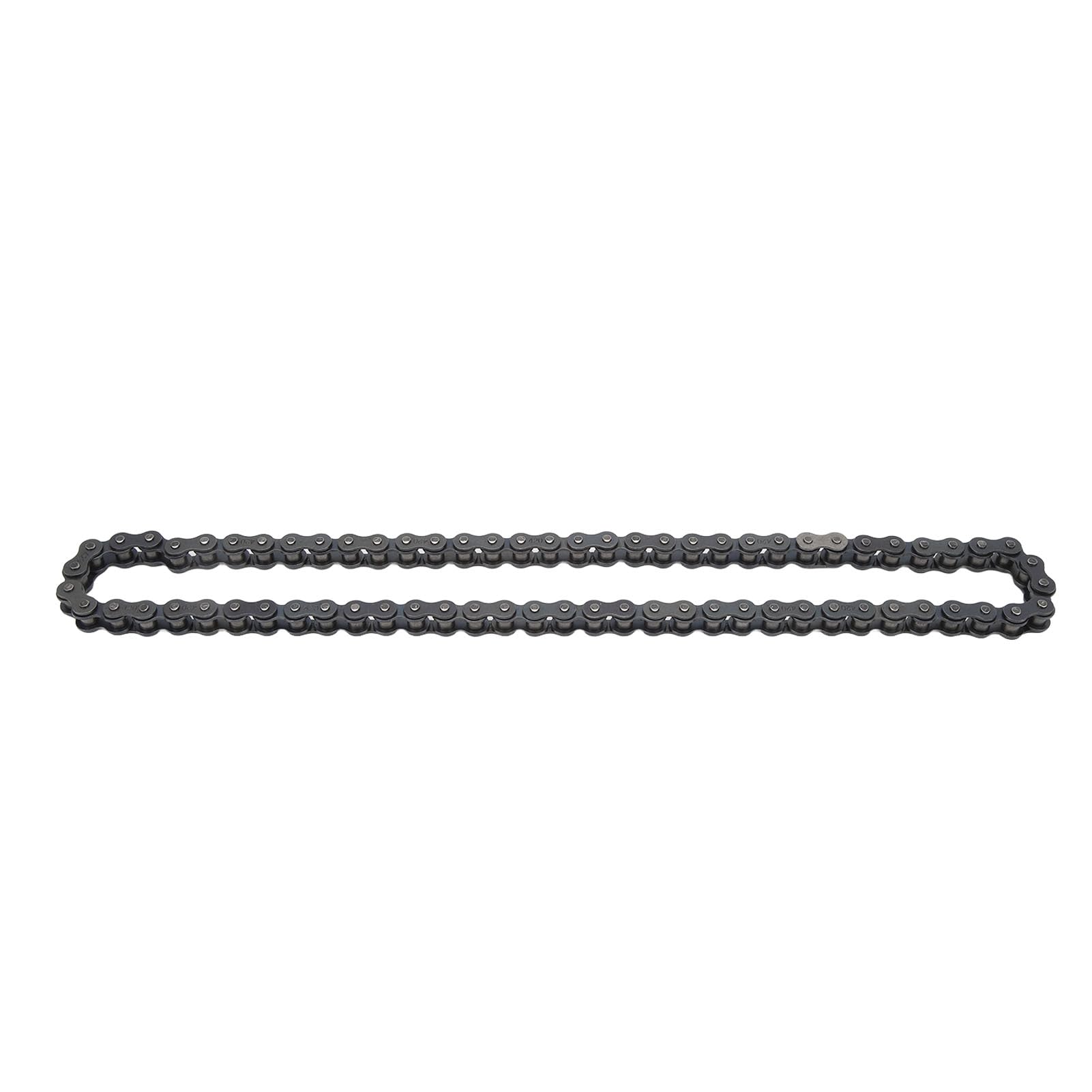 Electric Bike Chain Steel 420 106 Links Durable High Strength Cycling Chain for Electric Bikes Black