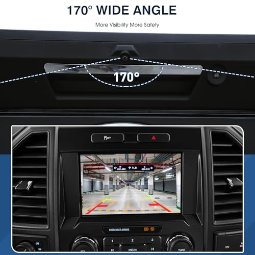 Image of Rear View Backup Reverse Camera Fit for Ford F250 F350 F450 F550 Super Duty 2017-2022 Parking Back Up Assist Camera Replace# JC3T-19G490-AD