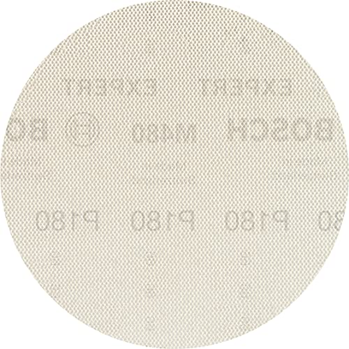 Bosch Professional 50x Abrasivi a Rete Expert M480 per Legno Duro, Vernice su Legno, Ø 125 mm, Grana 180, Accessorio Levigatrice Rotoorbitale