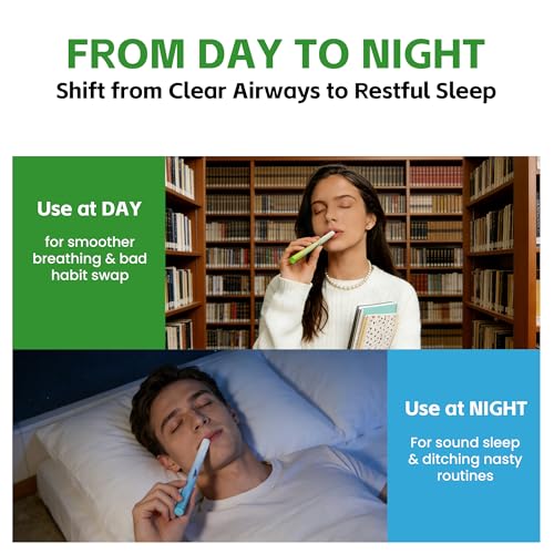 Image of Herbal Diffuser Duo, Lung Cleanse and Sleep Diffuser with Extracts of Mullein and Melatonin, 100% Natural Swap, Day & Night Duo, 4 Sticks, 600 Uses Each=