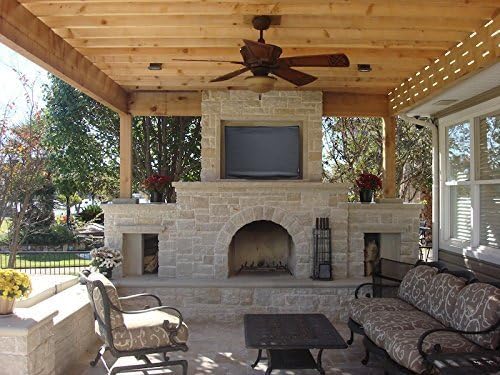 Miniatura 6 de Funda de TV para exteriores, protector universal impermeable para LCD de 40"-43", LED, compatible con soportes y soportes estándar, bolsillo de