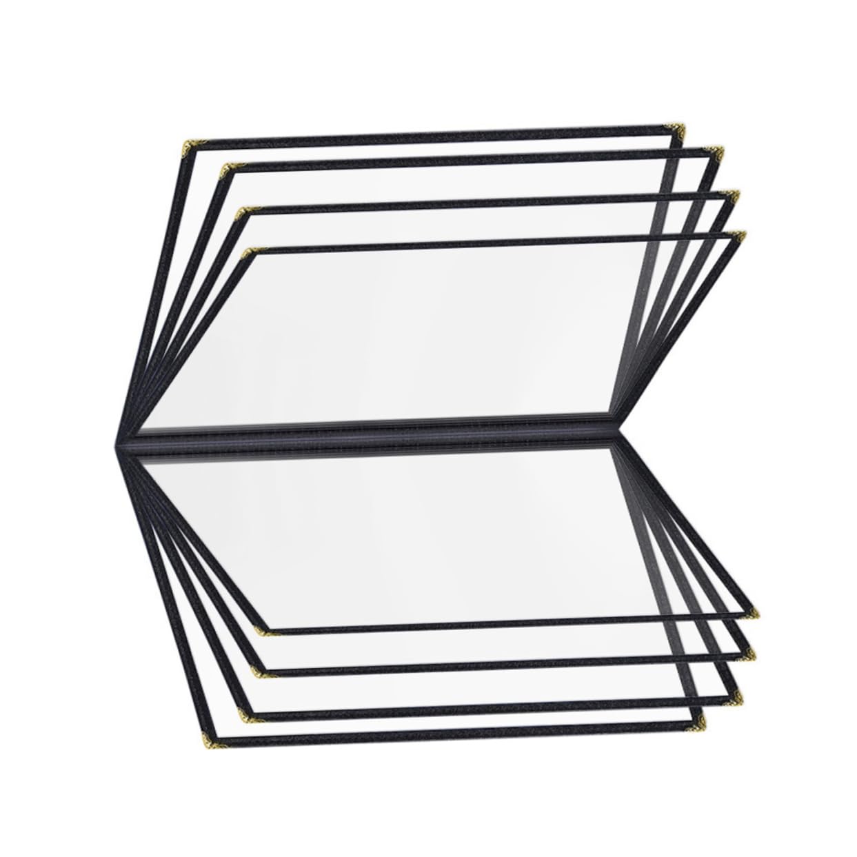 Alipis A4 Size Kitchen Menu Covers 16 Views Menu Folder for Restaurant Protector