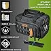 VIDAR TOOLS Heavy duty 12-inches Small Tool Bag for men.Plumbers/Range/EDC bag. Multi-Purpose Work Mechanics, Electrician, Carpenters, Builders, Plumbers 12'' X 7''.