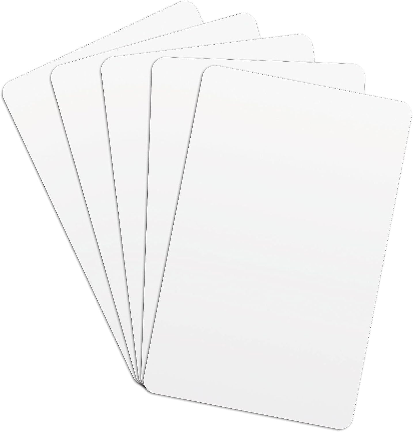 200 Cartes PVC Vierges Blanches CR80 (85.5x54mm), Carte Blanche Plastique 0.76mm Haute Qualité pour Impression d'ID, Carte PVC Vierge