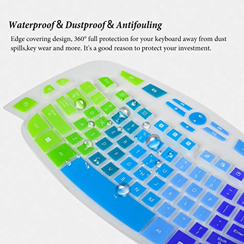Protector de teclado para Logitech K350 MK550 MK570 miniatura 5
