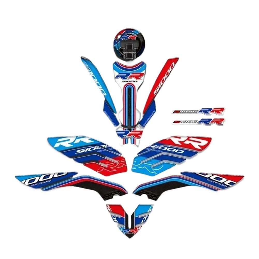 Motorbike Tank Protector 2023 for S1000RR S1000 RR M M1000RR Motorcycle Protector Tank Knee Pad Side Grips Gas Fuel Oil Kit Stickers Decals