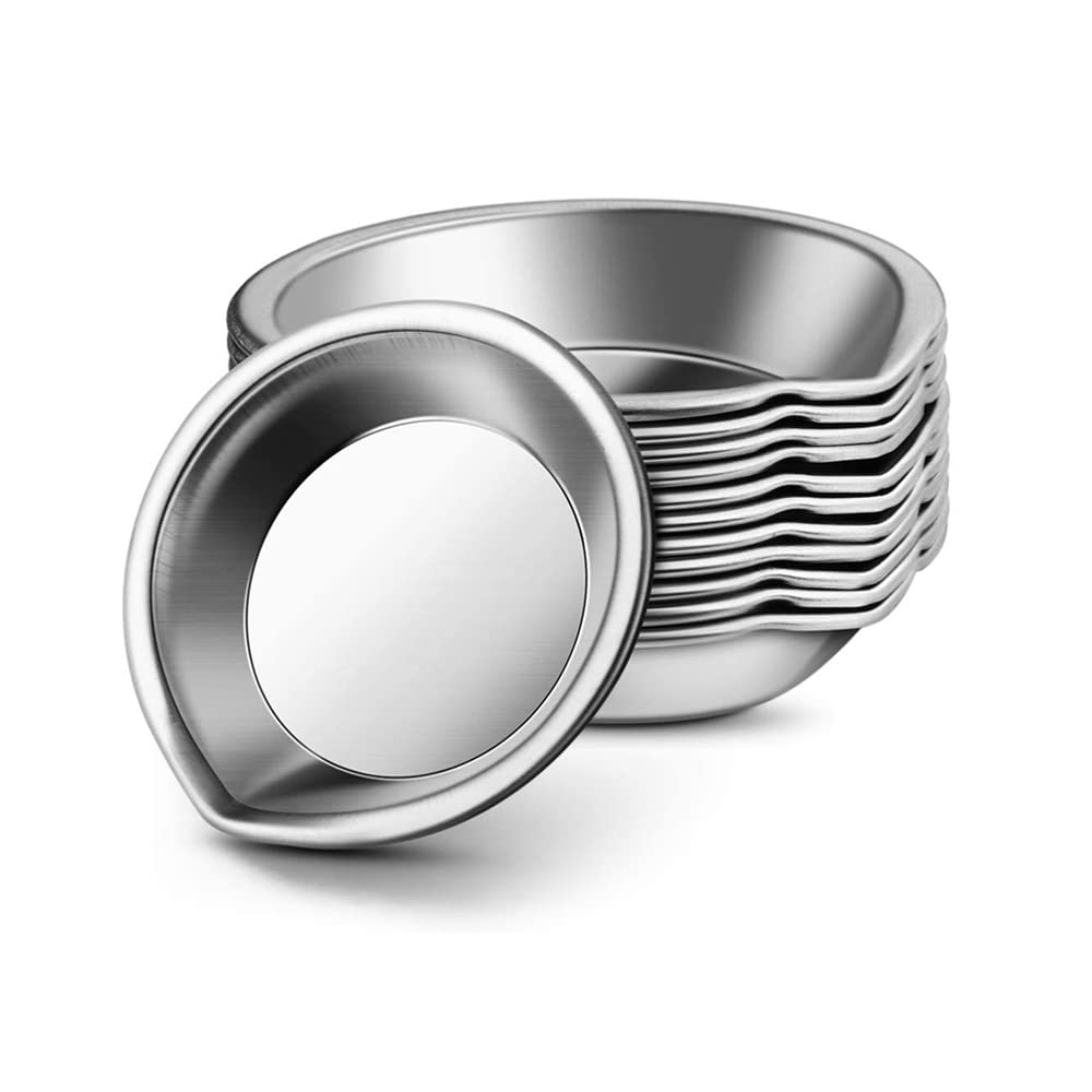 Stainless Steel Paint Bowl, Pack Of 12 Round Paint Bowls, Mixing