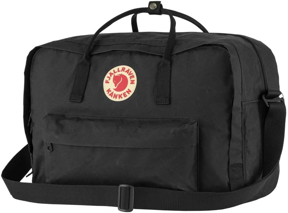 Fjallraven Kanken Weekender Bag, Large Travel Tote and Duffel for Overnight and Everyday Carry, Black - Image 3