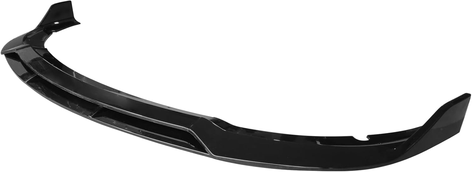 FREEMOTOR802 Front Bumper Lip Splitter Fits 2015-2023 Dodge Charger SRT | V2 Style Gloss Black ABS Plastic 4PCS Air Dam Chin Spoiler Underbody Front Lip Spoiler Lower Guard Protector