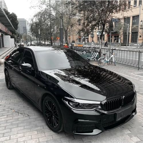 Image of WALLMATE Glossy Black Car Sticker Self Adhesive Bubble Free Vinyl Wrap for Car, Scooty, Cycle, Bike and Other Vihicle Interior & Exterior Decoration (Black Glossy, 20X120 in)