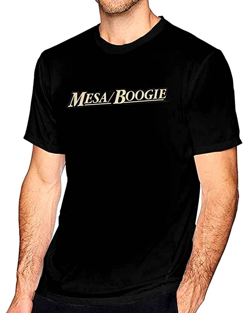 Mesa Boogie Black Casual Crew Neck Short Sleeve Soft Men's T-Shirt