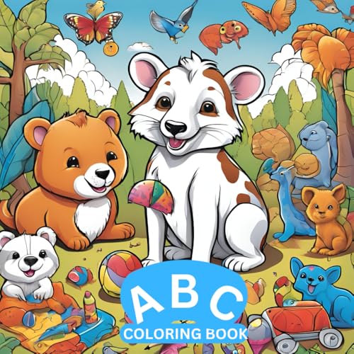 ABC Coloring Book for Kids: Fun and Educational Alphabet Coloring Pages with Animals, Toys, and More image 2