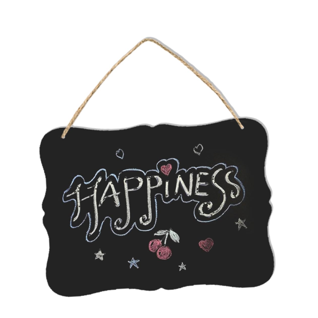 FUNOMOCYA Rope Wall Decor Sign Holder Blackboard Decoration Hanging Sign Wall Hangings for Outside