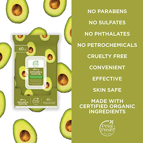Petal-Fresh-Softening-Protecting-Avocado-Olive-Oil-Makeup-Removing-Cleansing-Towelettes-Gentle-Face-Wipes-Daily-Cleansing-Vegan-and-Cruelty-Free-60-count