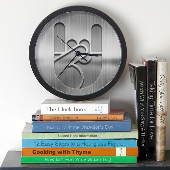 Reloj de pared analógico CafePress de 9.5 pulgadas miniatura 2