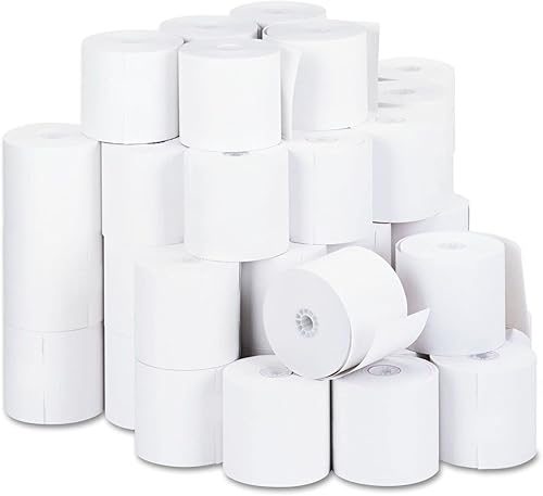Universal Cajas registradoras/POS Rollos de recibo de una capa, 2-3/4"w, 190
