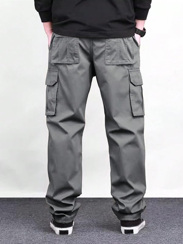 Image of DEELMO Men's Stylish Multi-Pocket Cargo Pants || Casual Fit Pants Trousers || Stylish Trousers for Men || Men's Cargo (MD501 01 08)