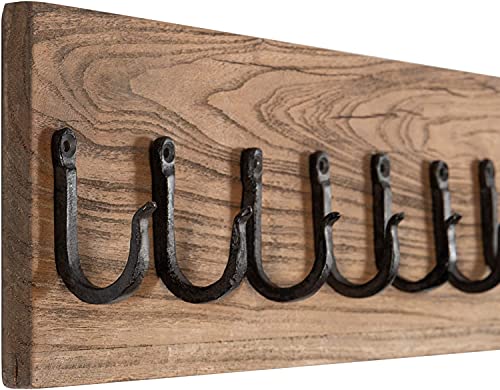 Rustic-State-Vagon-Wall-Mount-Cast-Iron-Hooks-Coat-Towel-Bag-Hat-Hanger-Multiuse-Entryway-Railroad-Spike-Rack-Black-Set-of-10 Rustic State Vagon Wall Mount Cast Iron Hooks Coat Towel Bag Hat Hanger Multiuse Entryway Railroad Spike Rack Black Set of 10