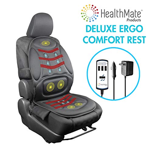Wagan IN9988 Black 12V Ergo Comfort Rest Massage Magnetic Cushion
