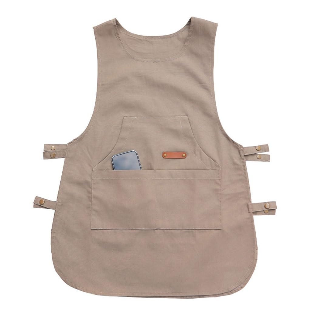 Delantal de camarero Delantales for Hombres Y Mujeres, Monos De Catering, Tiendas De Té Con Leche, Cafeterías, Postres, Chalecos De Estilo Japonés, Delantales, Ropa De Trabajo Delantales Delantal