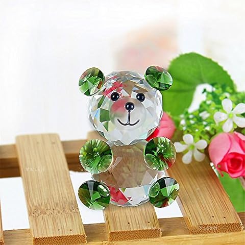 Handmade Crystal Teddy Bear Paperweight Gift Cover