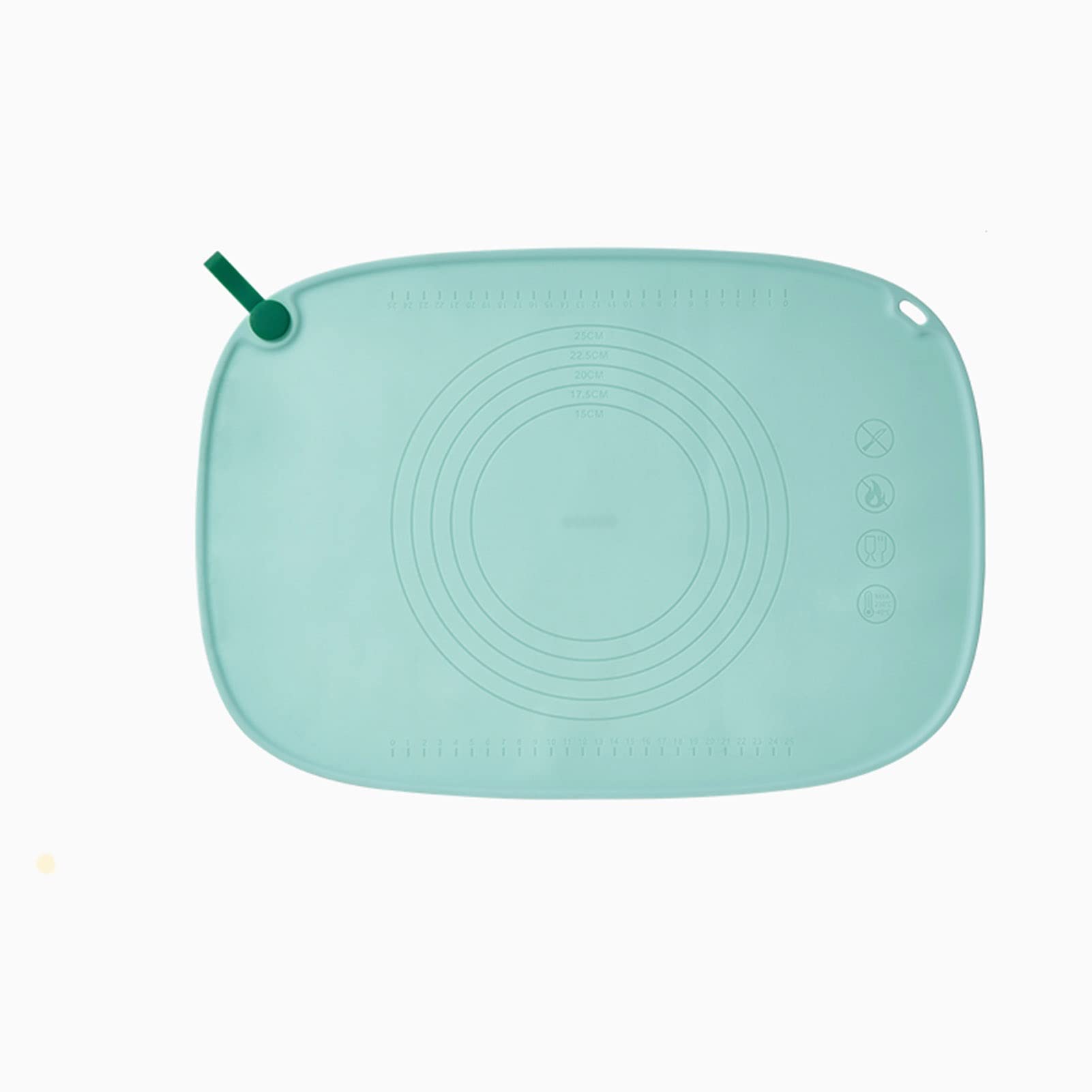 Tappetino for pasticceria in silicone, tappetino for impastare a parete con scala graduata, tappetino da banco, fodera for forno, bordi ispessiti for evitare fuoriuscite ( Color : Blue , Size : 70*50c