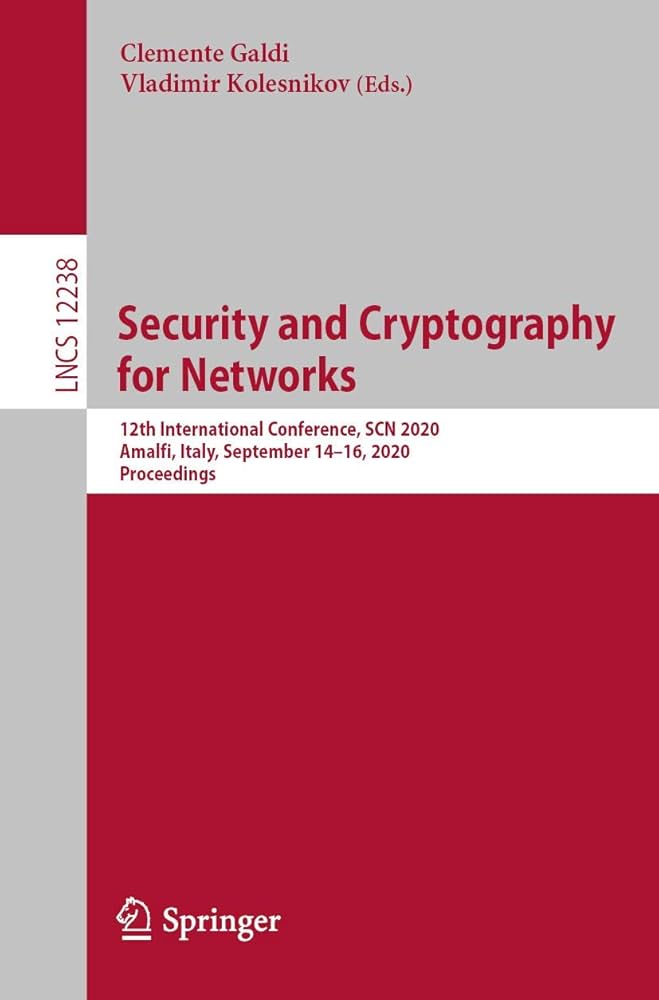 Security and Cryptography for Networks: 12th International