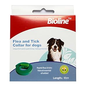 Tratamiento de pulgas, collar de pulgas para perros totalmente natural para repeler pulgas y garrapatas