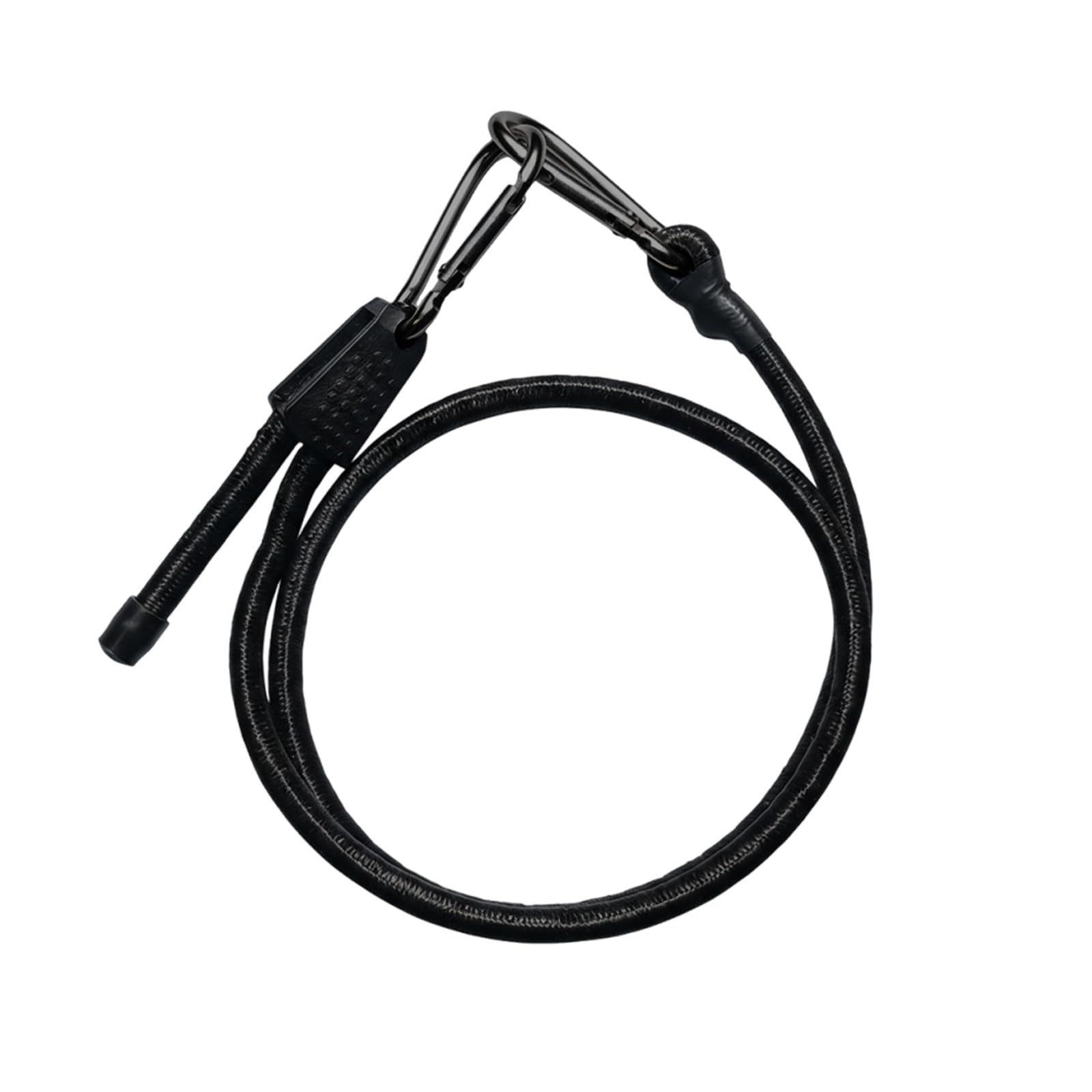 4 Pack Adjustable Bungee Cords 100cm Heavy Duty Bungee Cords with Carabiner Hooks Adjustable Elastic Tie Downs for Outdoor Use on Bike Racks Tarps