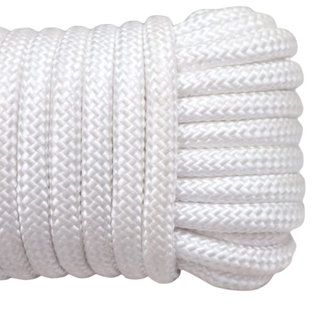 1 pedazo de cuerda trenzada de nylon, para el camión al aire libre clothesline que empaqueta Etc. M8x50m