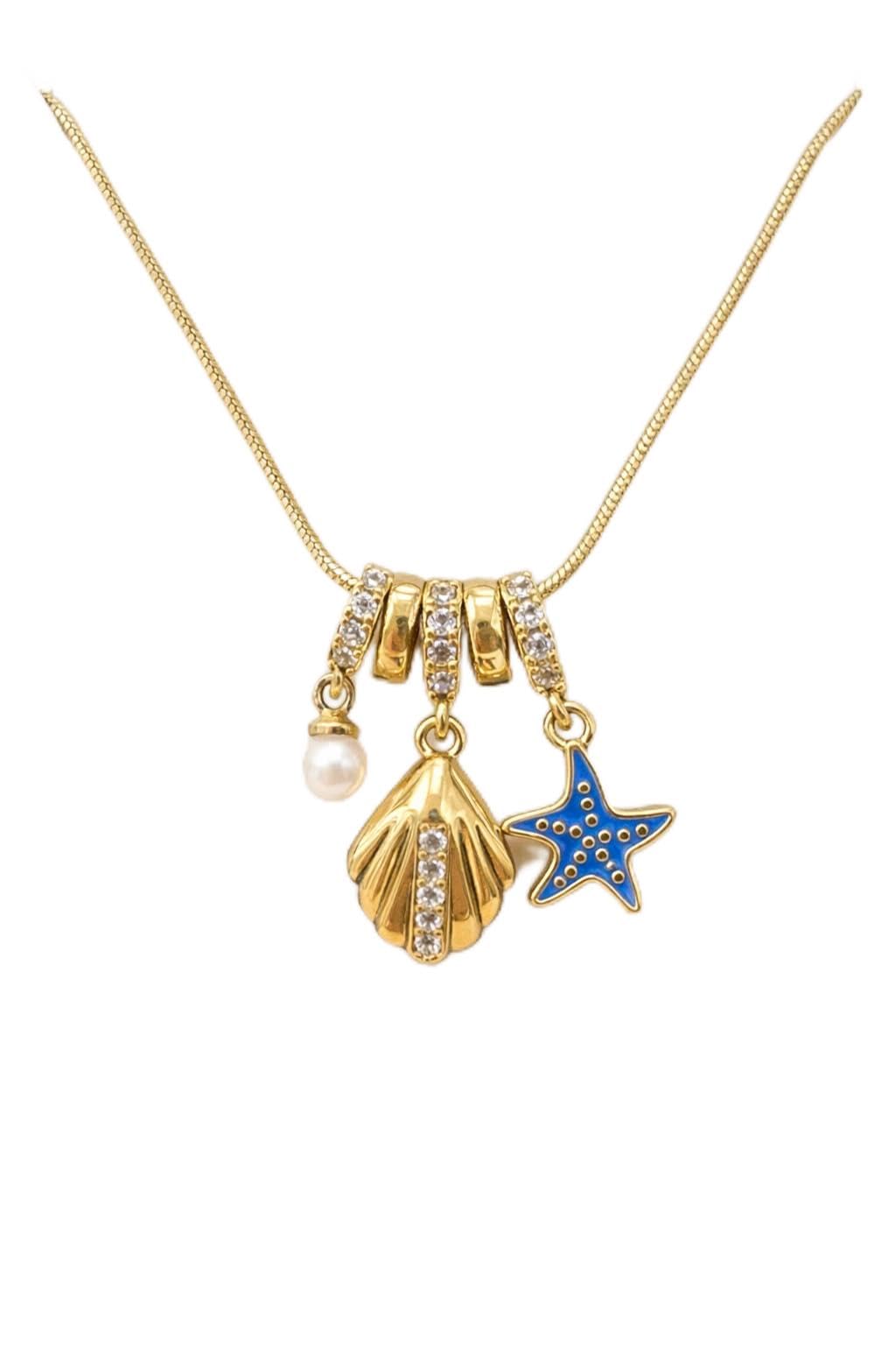 Minimal Elegant Adjustable Anti-Tarnish Gold Plated Locket Necklace | Latest Fashion Jewellery for Women & Girls | Stylish Everyday Wear & Gift | Ocean Inspired-image-42