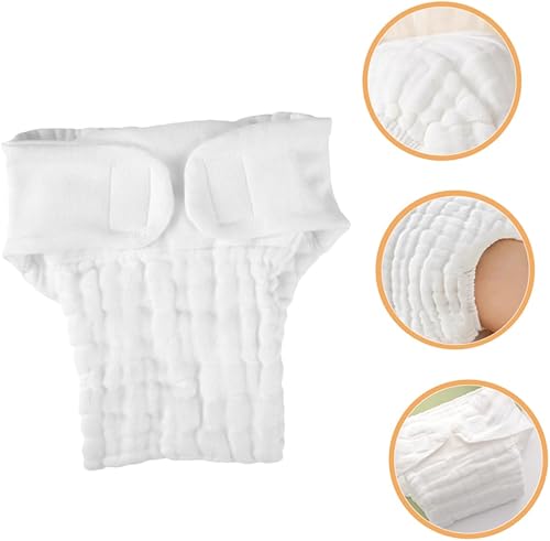 Miniatura 8 de 5 pañales de tela reutilizables para bebés, impermeables, transpirables, lavables, talla S para recién nacidos y niños pequeños para nadar y uso